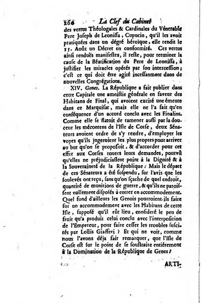 La clef du cabinet des princes de l'Europe ou recueil historique et politique sur les matières du tems