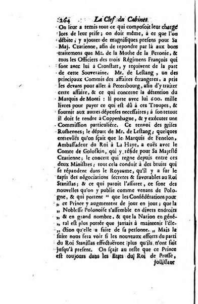 La clef du cabinet des princes de l'Europe ou recueil historique et politique sur les matières du tems