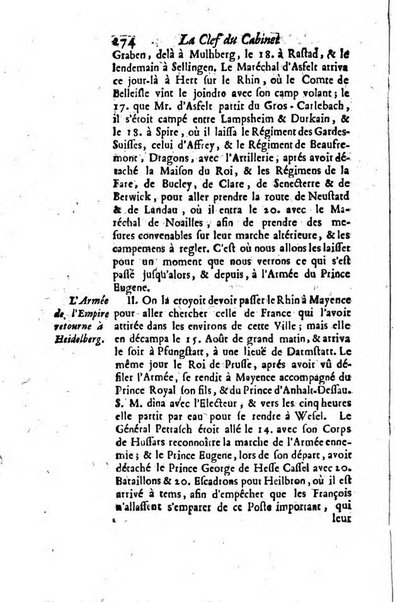 La clef du cabinet des princes de l'Europe ou recueil historique et politique sur les matières du tems