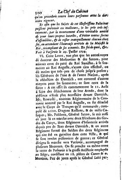 La clef du cabinet des princes de l'Europe ou recueil historique et politique sur les matières du tems