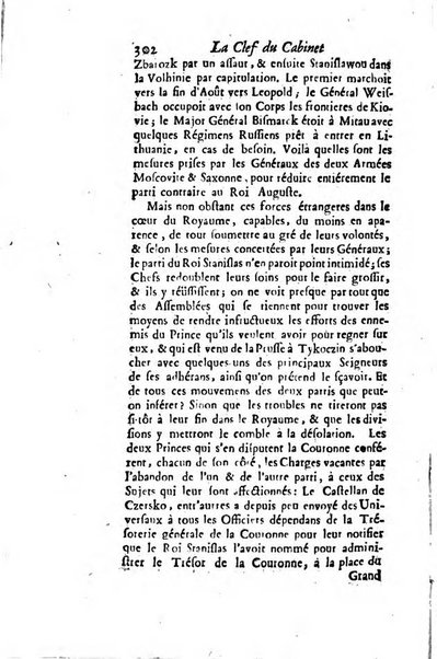 La clef du cabinet des princes de l'Europe ou recueil historique et politique sur les matières du tems