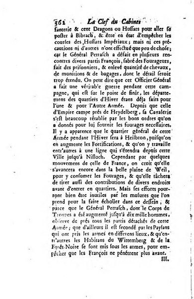 La clef du cabinet des princes de l'Europe ou recueil historique et politique sur les matières du tems