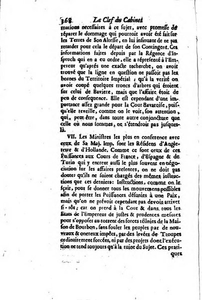 La clef du cabinet des princes de l'Europe ou recueil historique et politique sur les matières du tems