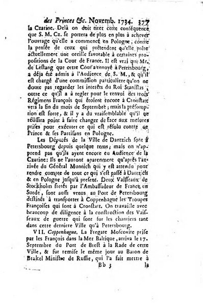 La clef du cabinet des princes de l'Europe ou recueil historique et politique sur les matières du tems