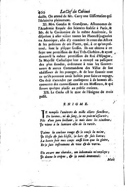 La clef du cabinet des princes de l'Europe ou recueil historique et politique sur les matières du tems