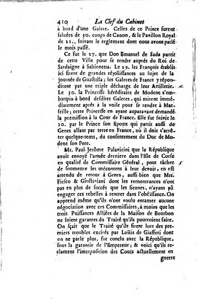 La clef du cabinet des princes de l'Europe ou recueil historique et politique sur les matières du tems