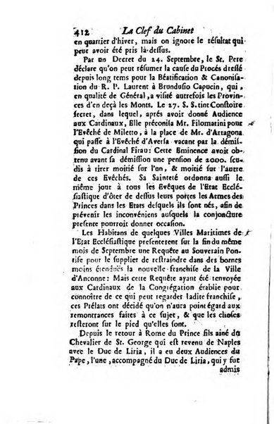 La clef du cabinet des princes de l'Europe ou recueil historique et politique sur les matières du tems