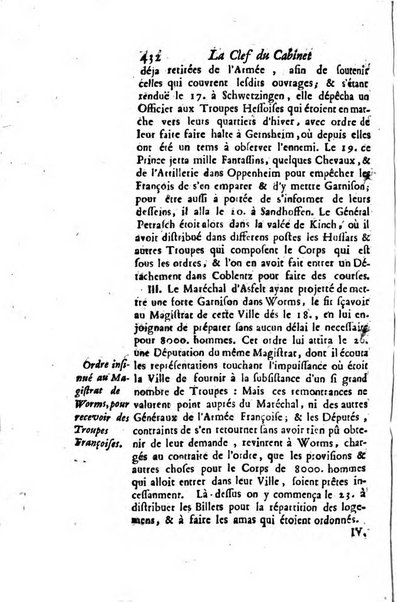 La clef du cabinet des princes de l'Europe ou recueil historique et politique sur les matières du tems