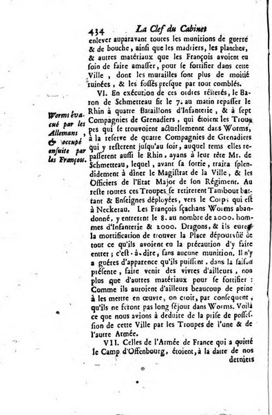 La clef du cabinet des princes de l'Europe ou recueil historique et politique sur les matières du tems