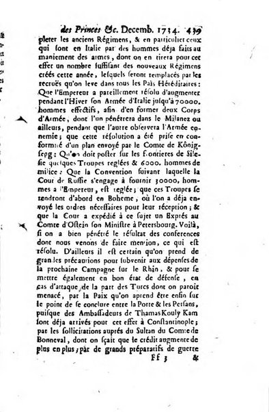 La clef du cabinet des princes de l'Europe ou recueil historique et politique sur les matières du tems