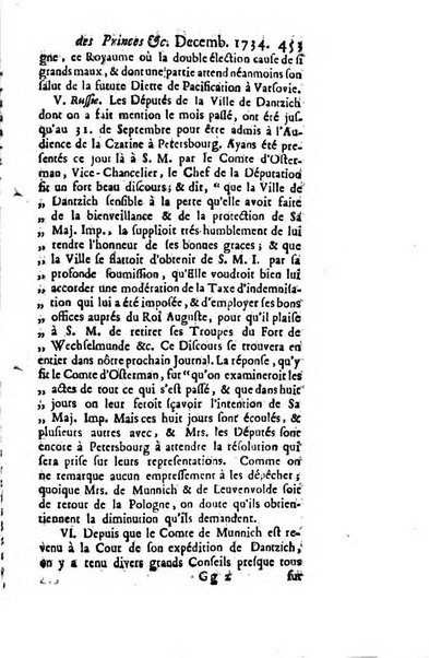 La clef du cabinet des princes de l'Europe ou recueil historique et politique sur les matières du tems