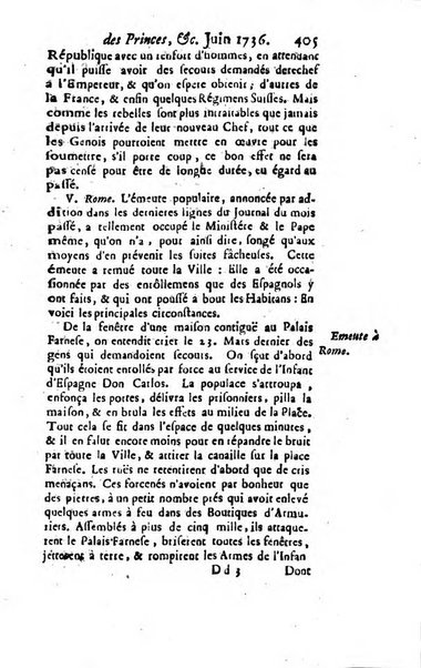 La clef du cabinet des princes de l'Europe ou recueil historique et politique sur les matières du tems