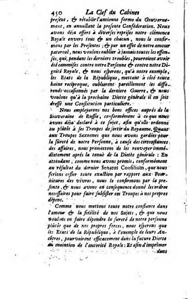 La clef du cabinet des princes de l'Europe ou recueil historique et politique sur les matières du tems