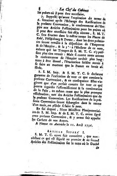 La clef du cabinet des princes de l'Europe ou recueil historique et politique sur les matières du tems