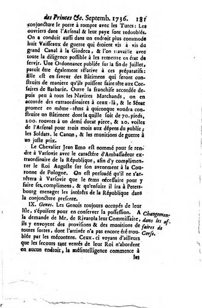 La clef du cabinet des princes de l'Europe ou recueil historique et politique sur les matières du tems