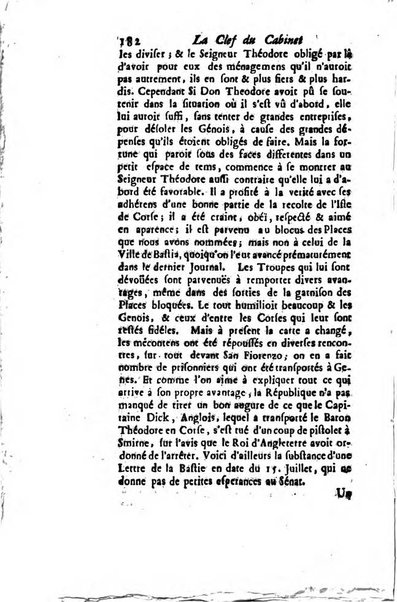 La clef du cabinet des princes de l'Europe ou recueil historique et politique sur les matières du tems