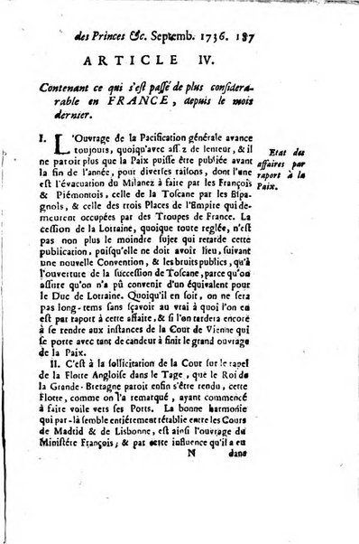 La clef du cabinet des princes de l'Europe ou recueil historique et politique sur les matières du tems