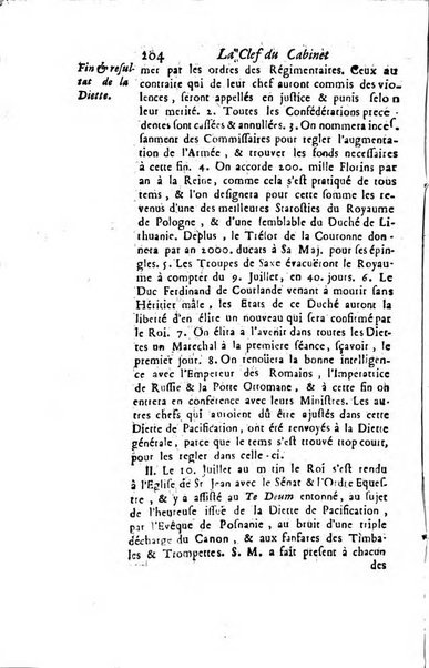 La clef du cabinet des princes de l'Europe ou recueil historique et politique sur les matières du tems