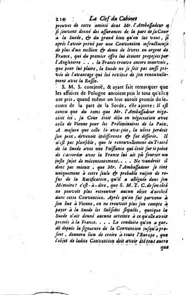 La clef du cabinet des princes de l'Europe ou recueil historique et politique sur les matières du tems