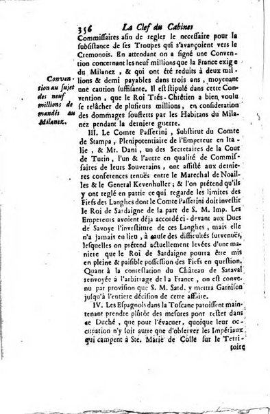 La clef du cabinet des princes de l'Europe ou recueil historique et politique sur les matières du tems