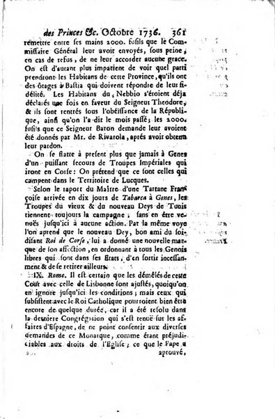 La clef du cabinet des princes de l'Europe ou recueil historique et politique sur les matières du tems