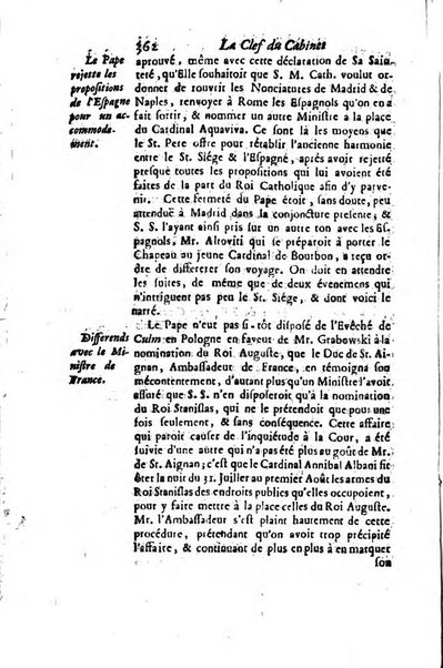 La clef du cabinet des princes de l'Europe ou recueil historique et politique sur les matières du tems