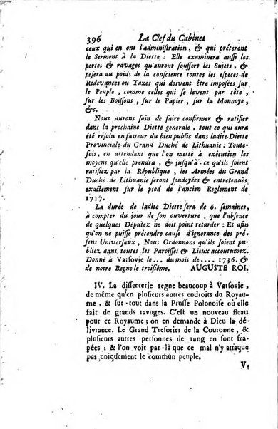 La clef du cabinet des princes de l'Europe ou recueil historique et politique sur les matières du tems