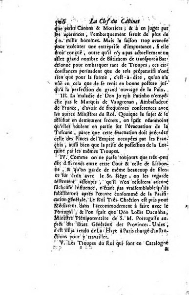 La clef du cabinet des princes de l'Europe ou recueil historique et politique sur les matières du tems