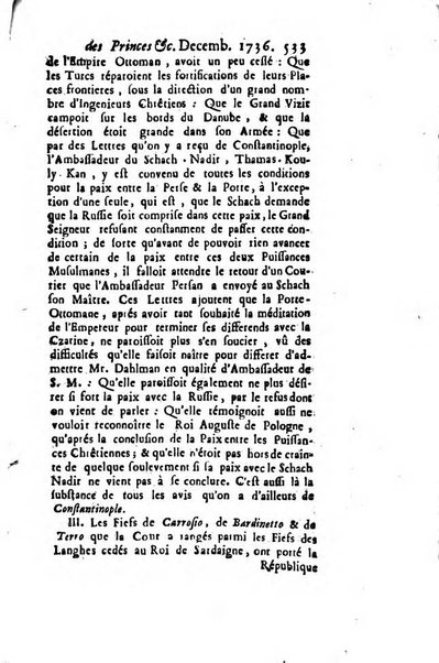 La clef du cabinet des princes de l'Europe ou recueil historique et politique sur les matières du tems