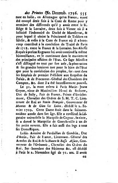 La clef du cabinet des princes de l'Europe ou recueil historique et politique sur les matières du tems