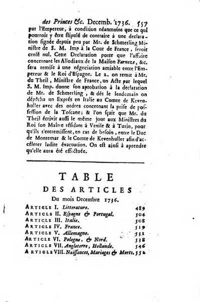 La clef du cabinet des princes de l'Europe ou recueil historique et politique sur les matières du tems