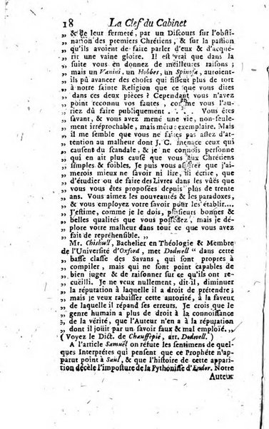 La clef du cabinet des princes de l'Europe ou recueil historique et politique sur les matières du tems