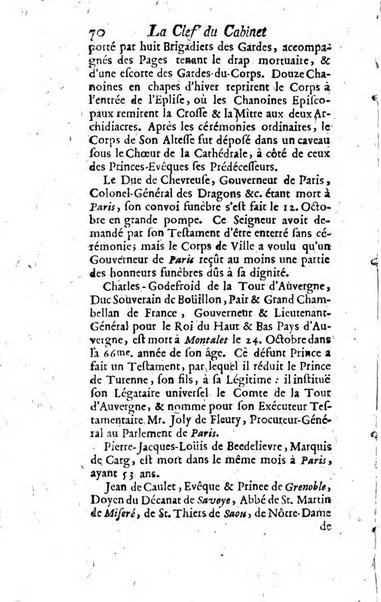 La clef du cabinet des princes de l'Europe ou recueil historique et politique sur les matières du tems