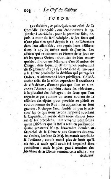 La clef du cabinet des princes de l'Europe ou recueil historique et politique sur les matières du tems