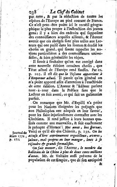 La clef du cabinet des princes de l'Europe ou recueil historique et politique sur les matières du tems