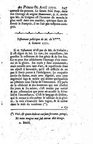 La clef du cabinet des princes de l'Europe ou recueil historique et politique sur les matières du tems