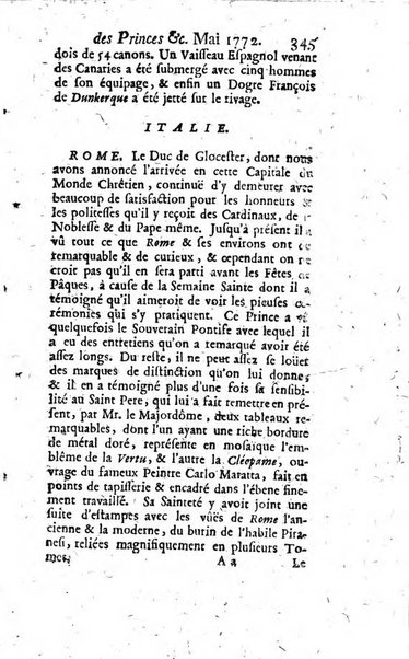 La clef du cabinet des princes de l'Europe ou recueil historique et politique sur les matières du tems