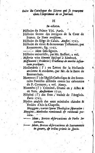 La clef du cabinet des princes de l'Europe ou recueil historique et politique sur les matières du tems