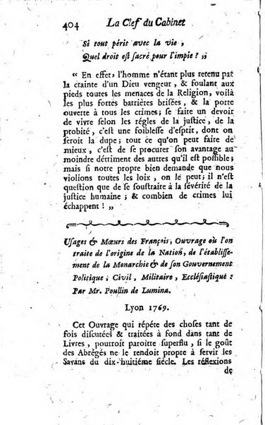 La clef du cabinet des princes de l'Europe ou recueil historique et politique sur les matières du tems