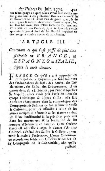 La clef du cabinet des princes de l'Europe ou recueil historique et politique sur les matières du tems