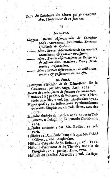 La clef du cabinet des princes de l'Europe ou recueil historique et politique sur les matières du tems