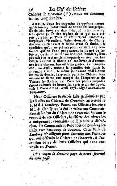 La clef du cabinet des princes de l'Europe ou recueil historique et politique sur les matières du tems