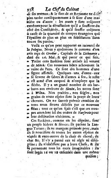 La clef du cabinet des princes de l'Europe ou recueil historique et politique sur les matières du tems