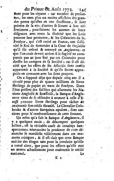 La clef du cabinet des princes de l'Europe ou recueil historique et politique sur les matières du tems