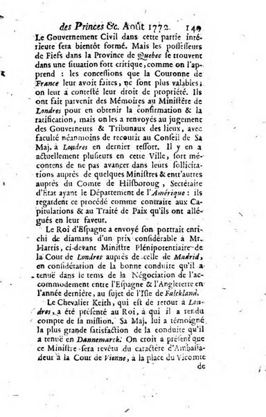 La clef du cabinet des princes de l'Europe ou recueil historique et politique sur les matières du tems