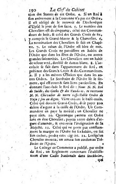 La clef du cabinet des princes de l'Europe ou recueil historique et politique sur les matières du tems