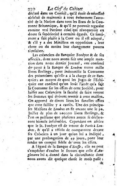 La clef du cabinet des princes de l'Europe ou recueil historique et politique sur les matières du tems