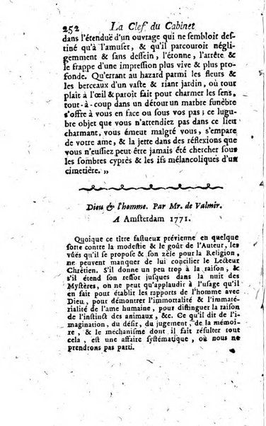 La clef du cabinet des princes de l'Europe ou recueil historique et politique sur les matières du tems