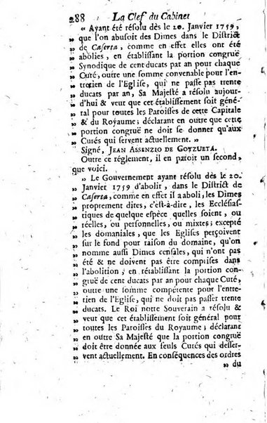 La clef du cabinet des princes de l'Europe ou recueil historique et politique sur les matières du tems