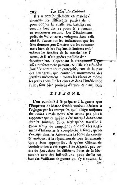 La clef du cabinet des princes de l'Europe ou recueil historique et politique sur les matières du tems